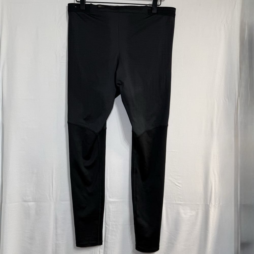 NEW Nike Phenom Elite Running Tights CZ8823-010 Mens L Black Reflective $90 - Picture 2 of 10